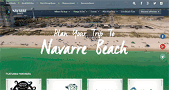 Desktop Screenshot of navarrebeach.com